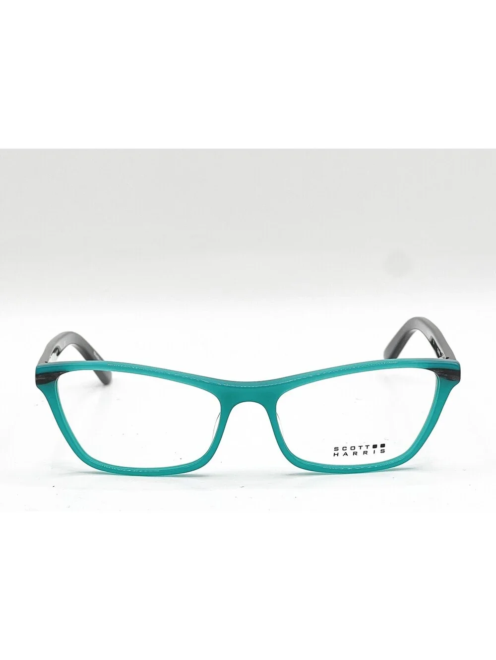 Scott Harris Sh-454 C1 Teal/Black Authentic Eyeglasses 52-15-135